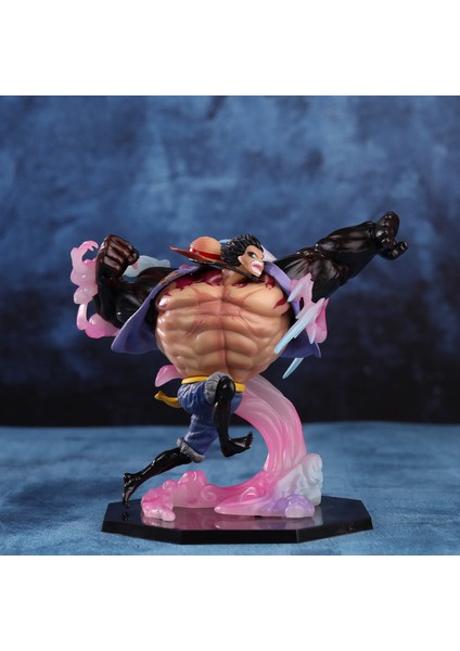 Tek Parça Savaş Formu Dört Hızlı Zıplayan Luffy Sahne Modeli Süs Figürü (Yurt Dışından)