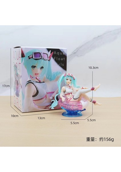 Hatsune Miku Figürü, Iki Boyutlu Güzel Kız Modeli, Süsleme lik Oyuncak (Yurt Dışından)