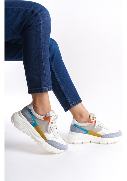 Mubiano Hakiki Deri Collection Kadın Spor Ayakkabı & Sneaker Gri -MCRGN6051-GR modelleri