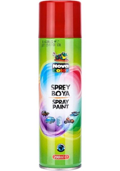 Sprey Boya Kırmızı 200 ml NC-801