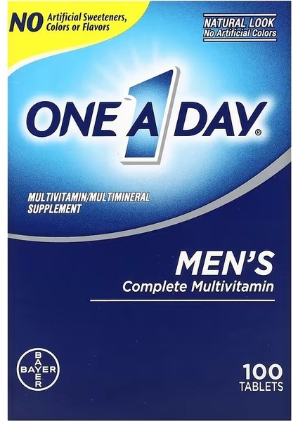 One A Day Men's Complete Multivitamin 100 Tablets