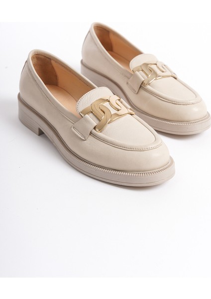 Mubiano Hakiki Deri Collection Kadın Babet Bej -MCSDD033-BJ fiyatları