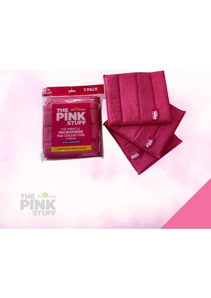 Mucizevi Mikrofiber Ped Koleksiyonu -Süper Emici-Kiri, Yağı ve Tozu Temizler 3ADET