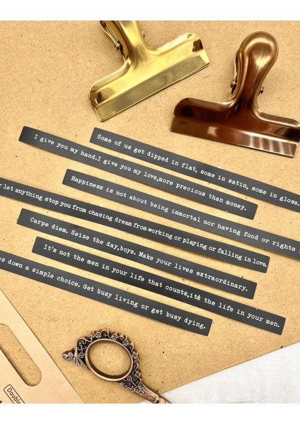 Treasure Of Heart Serisinden Time In Film 40 Adet Ingilizce Yazılı Paket Sticker Bullet Journal fırsatları