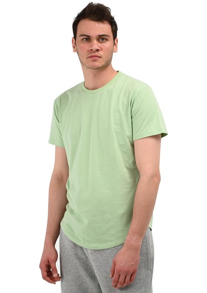 Ognian Erkek Yeşil Günlük Stil T-Shirt 24YETL18D05-YSL fırsatları