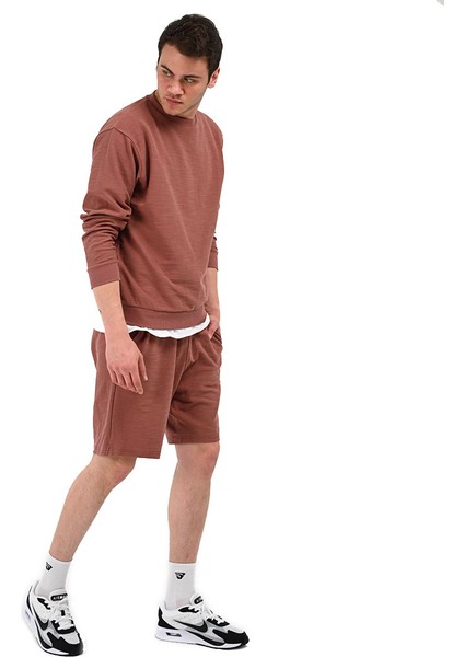 Sottile Erkek Kahverengi Günlük Stil Sweatshirt 24YETL13D08-KHV modelleri