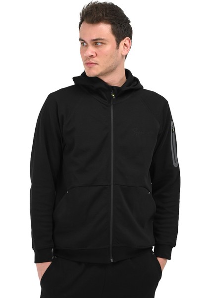 Terra Erkek Siyah Günlük Stil Sweatshirt 24YETL13D03-SYH