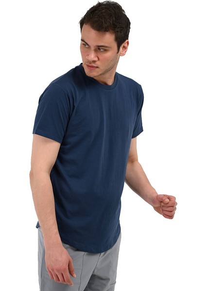 Ognian Erkek Lacivert Günlük Stil T-Shirt 24YETL18D05-LCV indirimleri