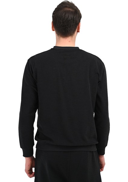 Sottile Erkek Siyah Günlük Stil Sweatshirt 24YETL13D08-SYH fiyatları