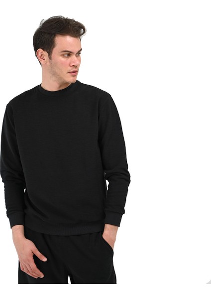 Sottile Erkek Siyah Günlük Stil Sweatshirt 24YETL13D08-SYH indirimleri