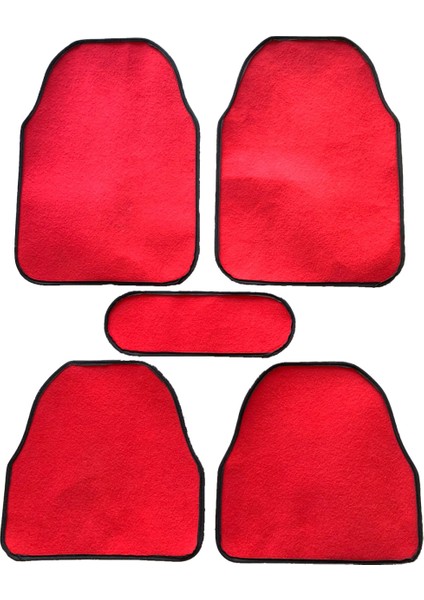 Universal Skoda Rapıduyumlu Kırmızı Renk Oto Halı Paspas