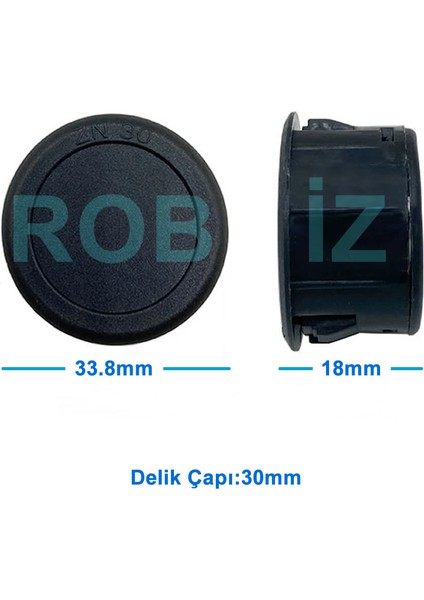 4-100V Dc Voltmetre Yuvarlak Panel Tip Montajlanabilir Dijital Kırmızı Renk LED Ekran Voltaj Izleme