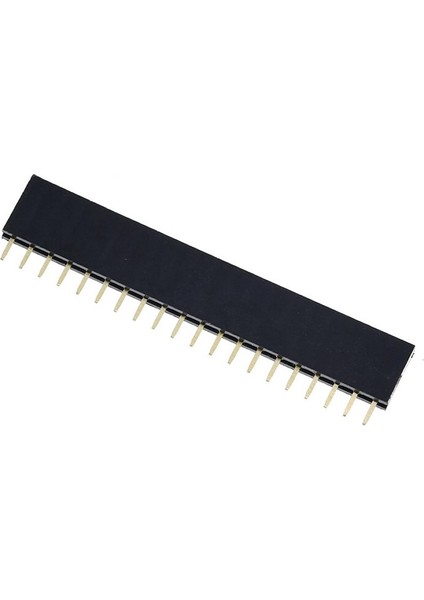 20 Pin Tek Sıra Dişi Header 180 Derece 1X20 Pin 2.54MM Soket Konnektör Breadboard Pcb Devre Bağlantı