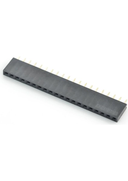 20 Pin Tek Sıra Dişi Header 180 Derece 1X20 Pin 2.54MM Soket Konnektör Breadboard Pcb Devre Bağlantı