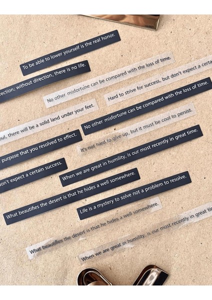 Treasure Of Heart Serisinden Masterpıeces & Motto 40 Adet Ingilizce Yazılı Paket Sticker çıkartma fırsatları