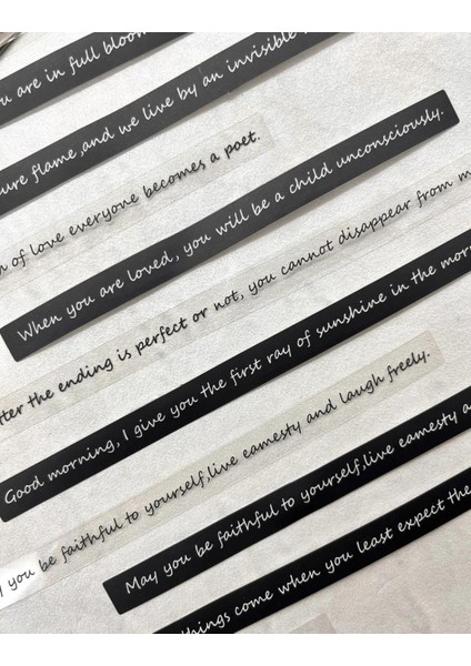 Treasure Of Heart Serisinden Romantic Enlightenment 40 Adet Ingilizce Yazılı Paket Sticker