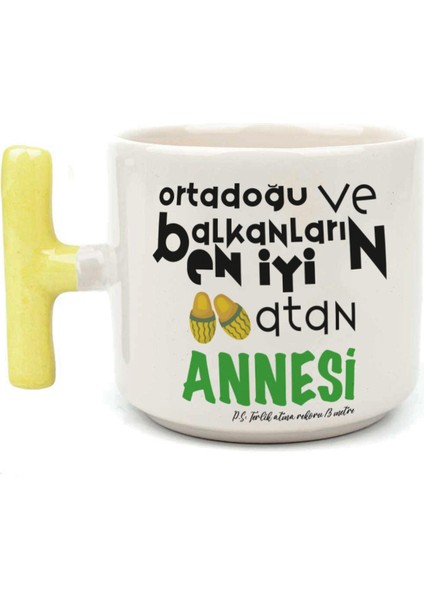 Ortadoğu ve Balkanları En Iyi Baskılı Sarı Kulplu T Kupa