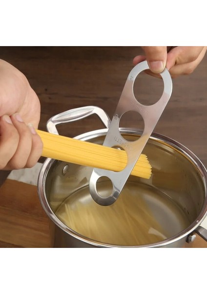1 Adet Paslanmaz Çelik Spagetti Makarna Erişte Ölçer Porsiyonlayıcı Mutfak Aşçı Aracı Şef Pı 009 (Yurt Dışından)