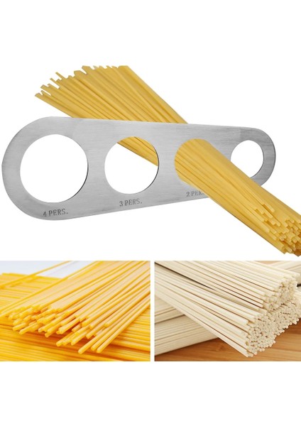 Yaci Shop 1 Adet Stil 1 Adet Mutfak Paslanmaz Çelik Makarna Erişte Tedbir Mutfak Aksesuarları 4 Delik Spagetti Measurer Araçları (Yurt Dışından)