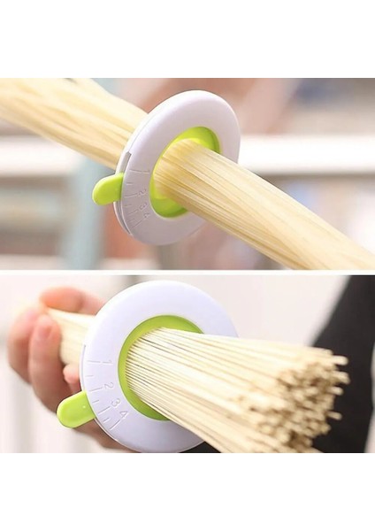 Yeşil Stil Ayarlanabilir Spagetti Makarna Erişte Ölçüsü Ev Porsiyonları Ölçümü Erişte Spagetti Denetleyici Seçici Sınırlayıcı Bileşen V5H2 (Yurt Dışından) modelleri