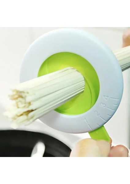 Yeşil Stil Ayarlanabilir Spagetti Makarna Erişte Ölçüsü Ev Porsiyonları Ölçümü Erişte Spagetti Denetleyici Seçici Sınırlayıcı Bileşen V5H2 (Yurt Dışından) fırsatları