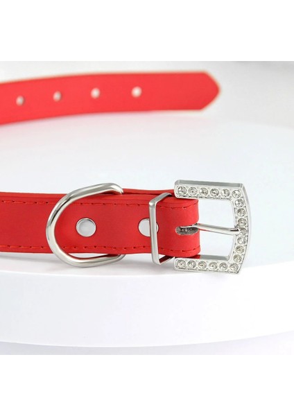 Haki Tarzı L Boyutu Kristal Glitter Rhinestones Evcil Hayvan Tasması Deri Köpek Kolye Yaka Küçük Orta Büyük Köpekler Kedi Chihuahua Pug Aksesuarları (Yurt Dışından) indirimleri