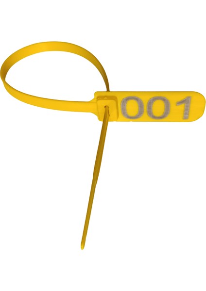100 Adet Sarı Et Belirleme (Karkas) Kelepçesi 36CM