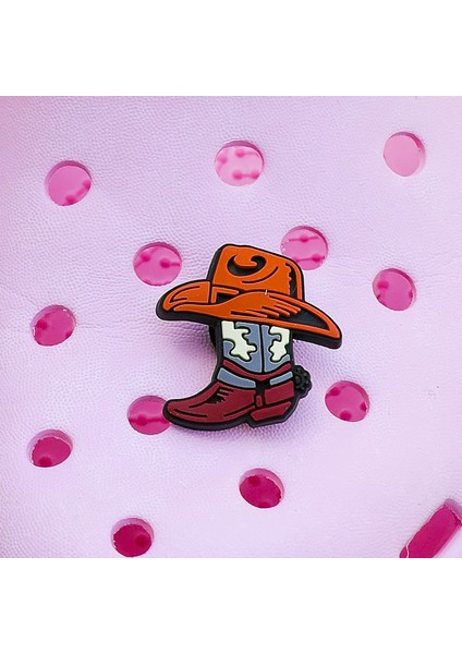 Kovboy Şapkası Jibbz Terlik Süsü