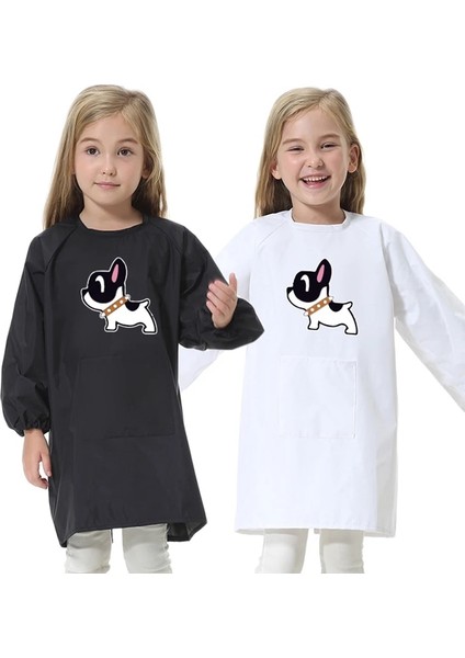 Koyu Haki Stili 8-12 Yıl High-End Çocuk Önlük Pişirme Boyama Tulum Çocuklar Su Geçirmez Aşınma Önleyici Giyim Bebek Yeme Önlük Baskı Logo (Yurt Dışından)