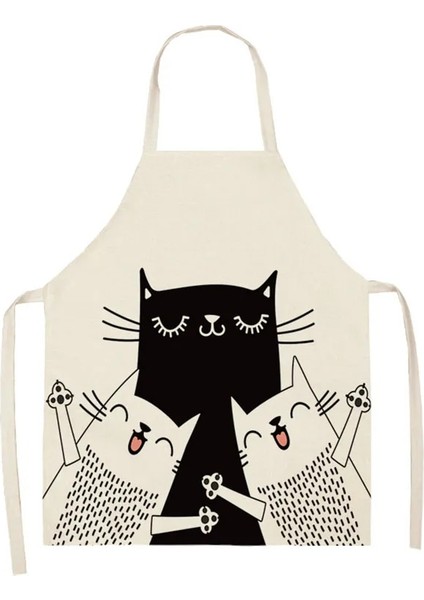 No.13 Tarzı 68X55CM Yetişkin Boyutu Yeni Sevimli Kedi Desen Çocuk Önlük Kadın Önlük Mutfak Pişirme Pişirme Önlük Erkek Önlük Kahve Dükkanı Zehirli Önlük (Yurt Dışından) fırsatları