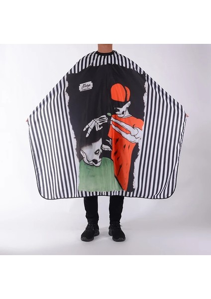 Bir Stil Siyah Saç Kesme Kesim Kuaför Salonu Berberler Pelerin Elbisesi Yetişkin Kumaş Önlük Salonu Hip Hop Tarzı 9 Tarzı (Yurt Dışından)