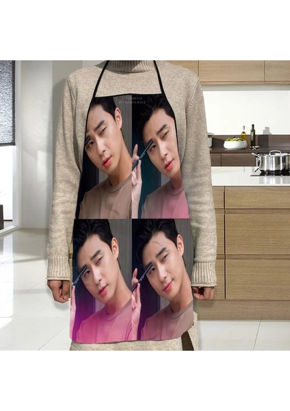 No.3 Tarzı 50X75CM Park Seo Jun Önlük Oxford Kumaş Su Geçirmez Menwomen Mutfak Önlüğü Ev ve Mutfak Aksesuarları Için Ev Temizleme (Yurt Dışından) indirimleri