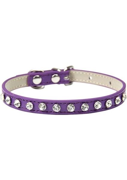 Beyaz Stil Xs Boyutu Pembe Ayarlanabilir Pet Yaka Rhinestones ile Kediler Köpekler Yaka Deri Dekorasyon Lüks Elmas Köpek Kolye Pet Küçük Köpekler Için (Yurt Dışından) indirimleri