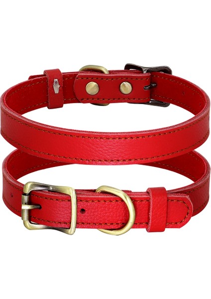 Yeşil Stil 30-40CM Gerçek Deri Köpek Tasması Yumuşak Yavru Kedi Tasmaları Ayarlanabilir Chihuahua Kolye Alaşım Toka Köpek Zinciri Küçük Köpekler Için Pet Malzemeleri (Yurt Dışından) indirimleri