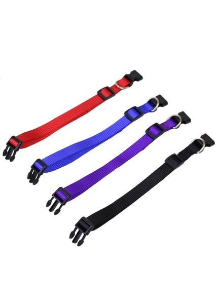 Kırmızı Stil M Boyutu Naylon Dokuma Köpek Tasması Ağır Klip Toka Evcil Hayvan Tasması Küçük Orta Doguahua Köpek Kırmızı Siyah Mavi Mor 20 (Yurt Dışından) modelleri