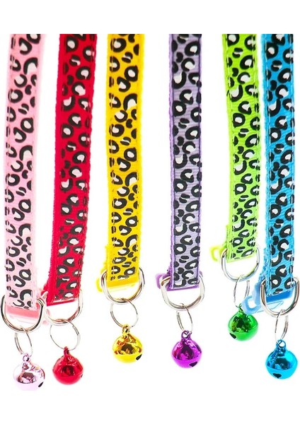 C Tarzı Evcil Hayvan Tasmaları Ayarlanabilir Yavru Kedi Leopar Desen Evcil Hayvan Yaka Moda Boyun Bandı Küçük Chihuahua Köpek Kediler (Yurt Dışından) indirimleri