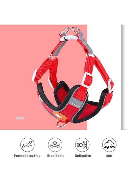 7-Kırmızı Tarzı S Beden Ayarlanabilir Köpek Koşum Hiçbir Çekme Sevimli Kedi Yumuşak Yürüyüş Tasma Seti Pet Köpekler Tasması Yelek Chihuahua Beagle Küçük Orta Köpekler Için (Yurt Dışından) modelleri