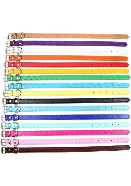Kahverengi Tarzı 45-55CM 1 Adet Köpek Tasmaları Ayarlanabilir Renk Evcil Hayvan Tasmaları Pu Deri Boyun Askısı Kedi Tasmaları Yumuşak Evcil Hayvan Malzemeleri Köpekler Için (Yurt Dışından) modelleri