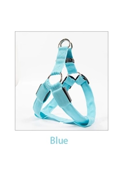 Mavi Stil Xs Boyutu Pet Malzemeleri Naylon Pet Güvenlik LED Koşum Köpek Ürünü Ayarlanabilir Yanıp Sönen Işık Demeti Tasma Halat Kemer Yaka Yelek Köpekler Için Pet (Yurt Dışından)