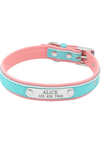 No.9 Stili S Beden Bling Yavru Köpek Kedi Yaka Kişiselleştirilmiş Kazınmış Pet Köpek Kımlık Etiketi Yaka Küçük Kediler Köpekler Için Özel Chihuahua Taklidi Yaka (Yurt Dışından)