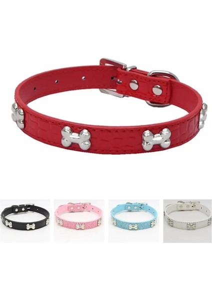 Mavi Stil M Boyutu Transer Pet Köpek Malzemeleri Timsah Pu Deri Kemik Pet Kolye Aksesuarı Evcil Hayvan Kaynağı Köpek Tasması Küçük Orta Köpek Için (Yurt Dışından) modelleri