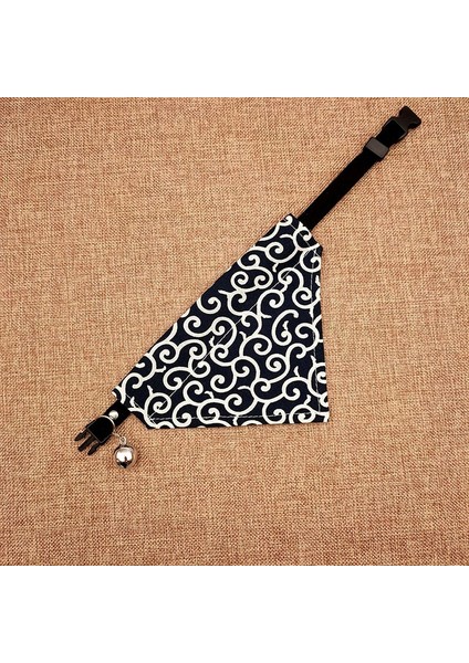 Pembe Tarzı L Boyutu Orijinal Pet Köpek Bandana Tang Iplik Baskı Köpek Önlüğü Papyon Parti Boyun Aksesuarları Yavru Bakım Fular Shiba Inu Yaka (Yurt Dışından)
