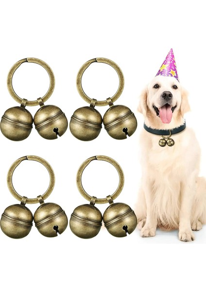 C Tarzı Kedi Köpek Tasması Pirinç Çan Yaka Köpek Charm Bronz Çan Evcil Hayvan Kolye Anahtar Yüzükler Yaka Kolye Noel Ağacı Şıngırak Çanları (Yurt Dışından) fiyatları