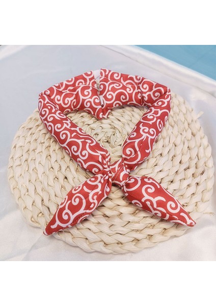 Siyah Stil L Boyutu Orijinal Pet Köpek Bandana Tang Iplik Baskı Köpek Önlüğü Papyon Parti Boyun Aksesuarları Yavru Bakım Fular Shiba Inu Yaka (Yurt Dışından)