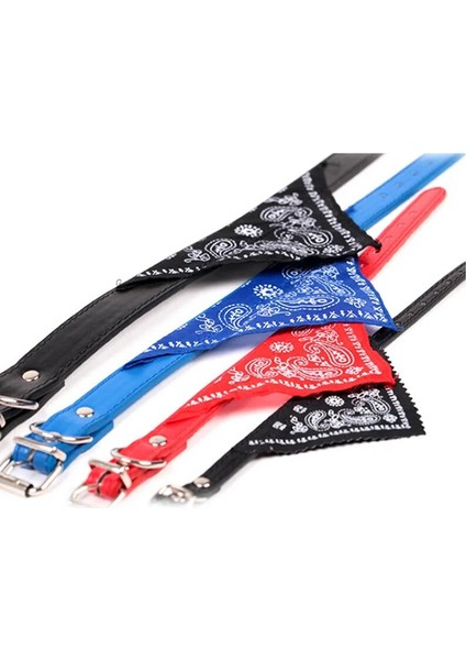Pembe Tarzı 20-28CM Köpek Atkısı Ayarlanabilir Pet Köpek Üçgen Bandaj Kedi Eşarp Bandana Yaka Önlük Boyun Dekor Giydirme Doğum Günü Partisi Yıkanabilir (Yurt Dışından)