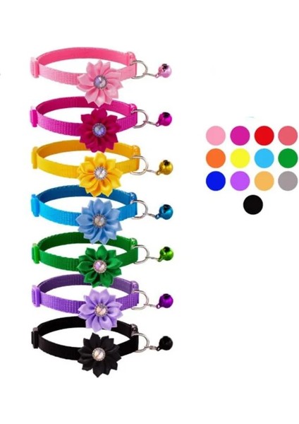 Sarı Stil Moda Evcil Köpek Tasması Çiçek Renkli Desen Sevimli Çan Ayarlanabilir Yaka Köpek Kediler Için Köpek Dıy Evcil Hayvan Aksesuarları (Yurt Dışından) fırsatları