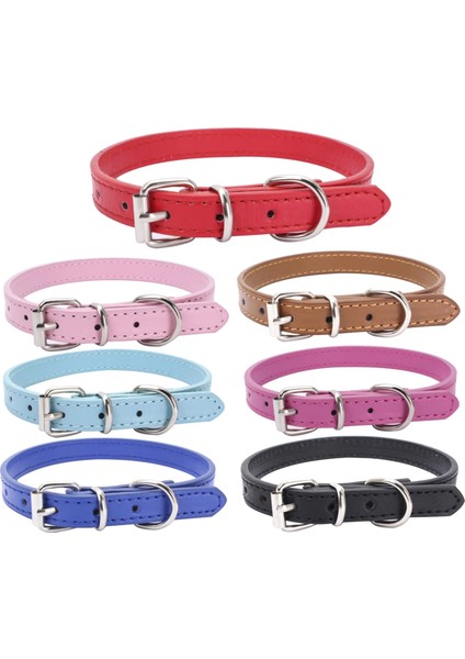 Shanhua Shop Pembe Tarzı 30X1.0CM Evcil Hayvan Malzemeleri Köpek Tasması Alaşım Toka Köpek Zinciri Kedi Kolye Boyutu Ayarlanabilir Küçük ve Orta Boy Köpek Tasmaları Köpek Malzemeleri (Yurt Dışından)