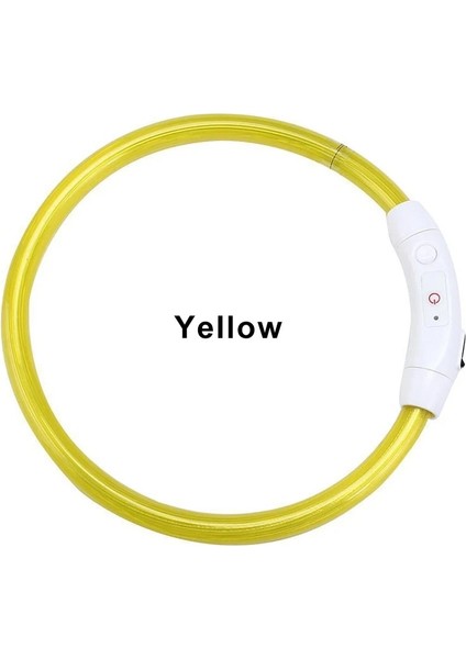 Mavi Stil 70CM 1 Adet Yeni Evcil Hayvan Tasması USB Şarj Yaka Su Geçirmez Silikon Yaka Gece Için Kullanılan Aydınlık Köpek Tasması Çok Renkli Evcil Hayvan Ürünleri (Yurt Dışından)