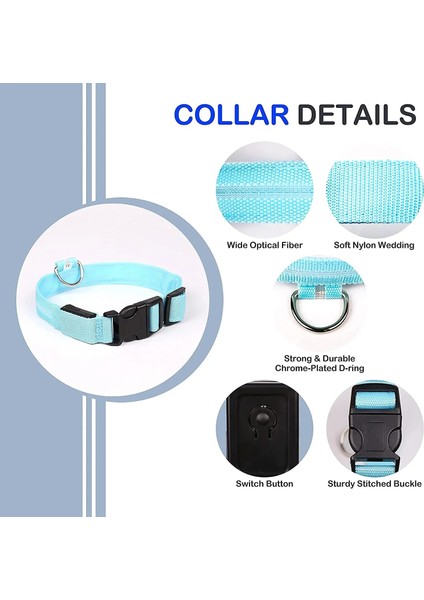 Pembe Tarzı L Boyutu LED Köpek Tasması USB Şarj Edilebilir Parlak ve Yüksek Görünürlük Işıklı Glow Yaka Evcil Hayvan Gece Yürüyüşü Için Ayarlanabilir Aydınlık Yaka (Yurt Dışından) indirimleri