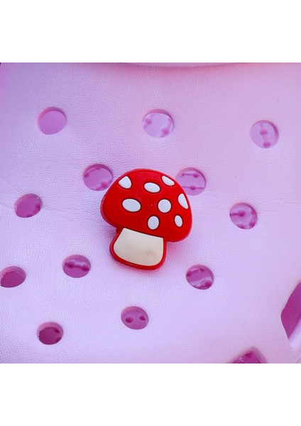 Mantar Tasarımlı Terlik Süsü Aksesuar Jibbz